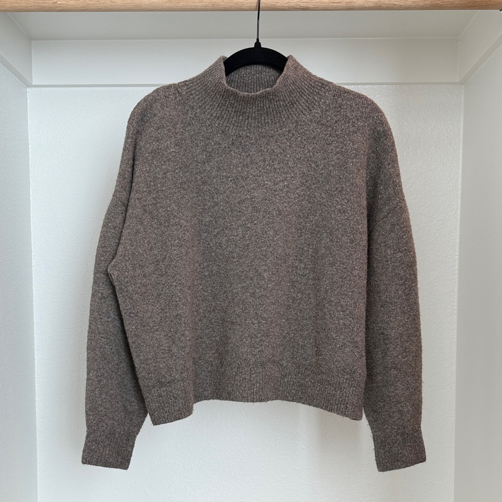 H&M Taupe Turtleneck Sweater